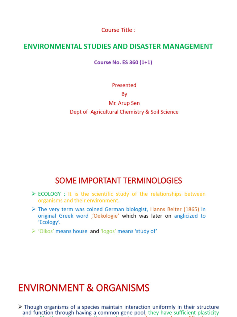 Arup Sen Class-1 | PDF | Primary Production | Wetland