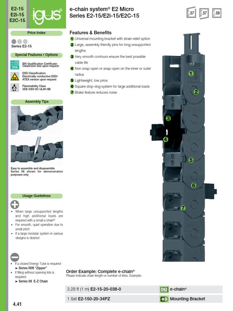E2 Micro e-chain System Overview | PDF
