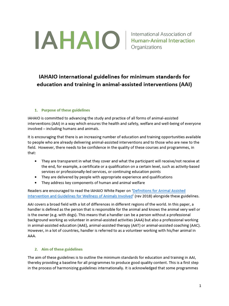Iahaio Educational Standards - Final | PDF | Teachers | Academic Degree