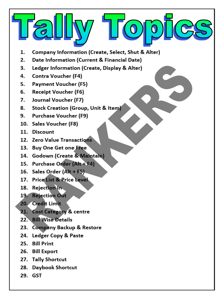 Tally ERP Features and Functions Guide | PDF