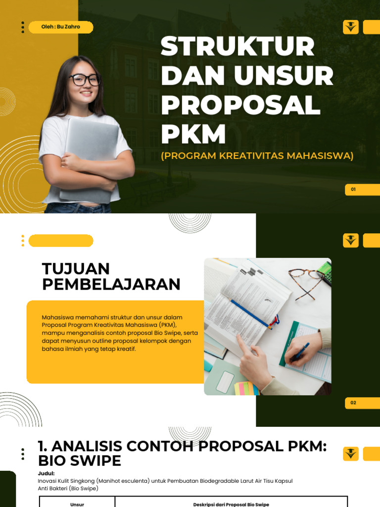 Pertemuan 11-Struktur Dan Unsur Proposal PKM | PDF