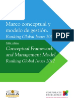 Informe "Asuntos Públicos: Marco Conceptual y Modelo de Gestión. Ranking Global Issues 2012". Edición Bilingüe.