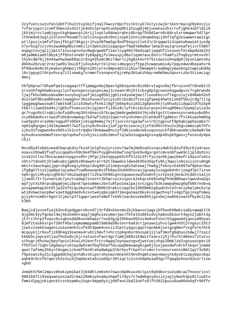 Unique Data String Compilation | PDF
