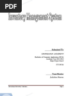 Download Inventory Management System Report by Sharma Jaykishan SN95277444 doc pdf