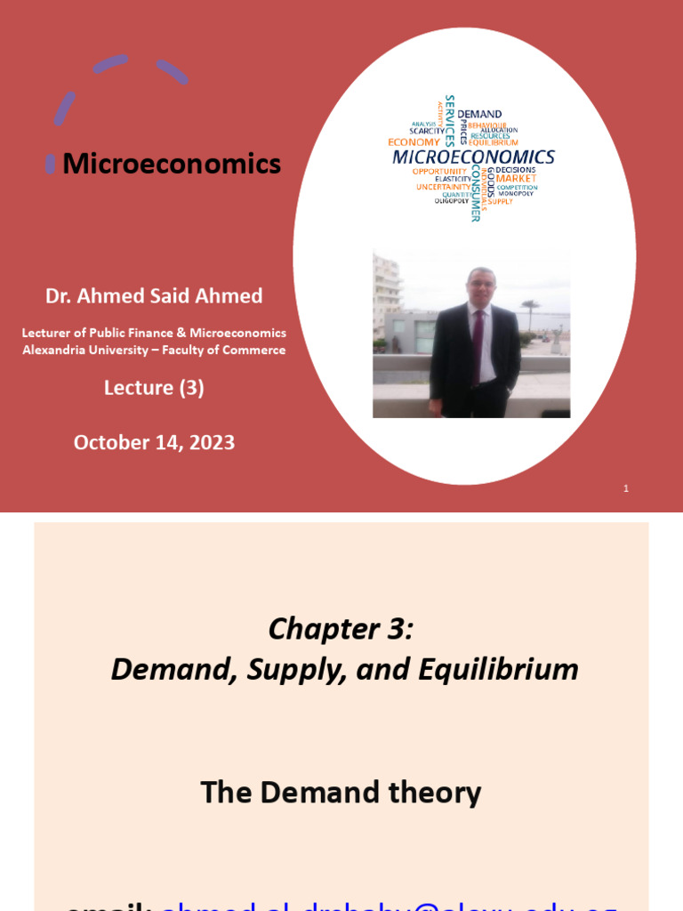 Demand, Supply, and Equilibrium Explained | PDF | Demand | Demand Curve