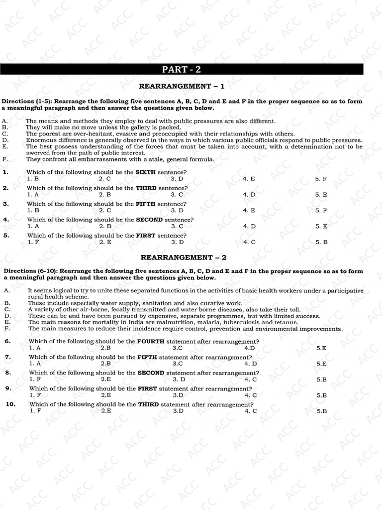 Rearrangement | PDF