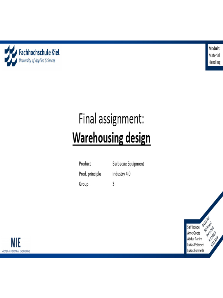 BBQ Equipment Warehousing Design Guide | PDF | Supply Chain Management ...