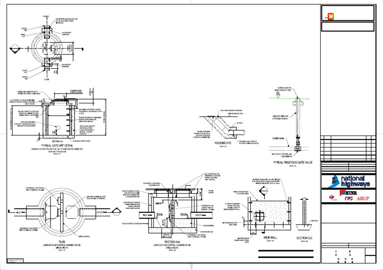 Complex Flow Control Chamber Details | PDF | Concrete | Pipe (Fluid ...