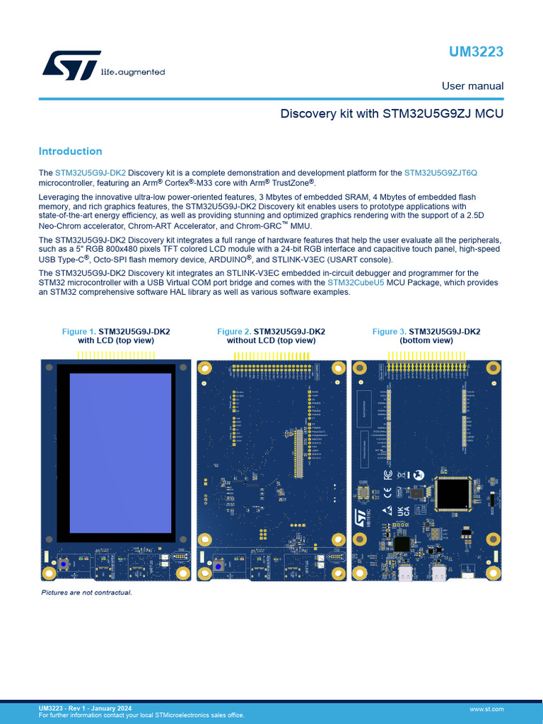STM32U5G9J-DK2 Discovery Kit Overview | PDF | Microcontroller ...