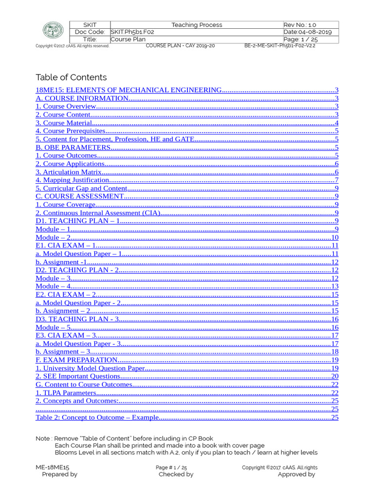 18me15-Elements of Mechanical Engg | PDF | Steam | Laws Of Thermodynamics