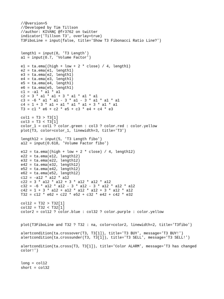 T3 Code | PDF