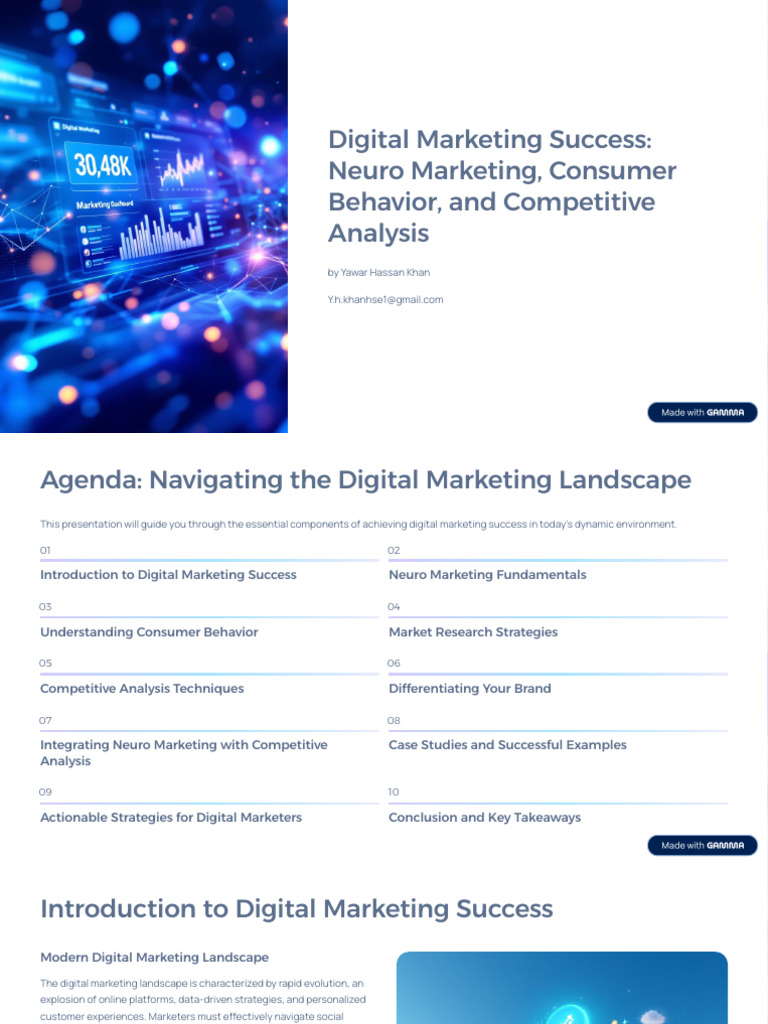 Digital Marketing Success Neuro Marketing Consumer Behavior and ...