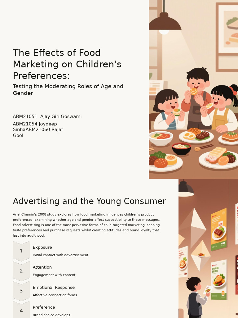 The Effects of Food Marketing On Childrens Preferences | PDF ...