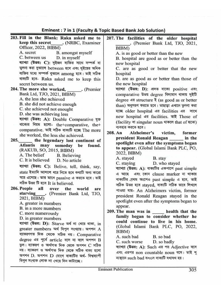 English (Grammar) Part5 | PDF