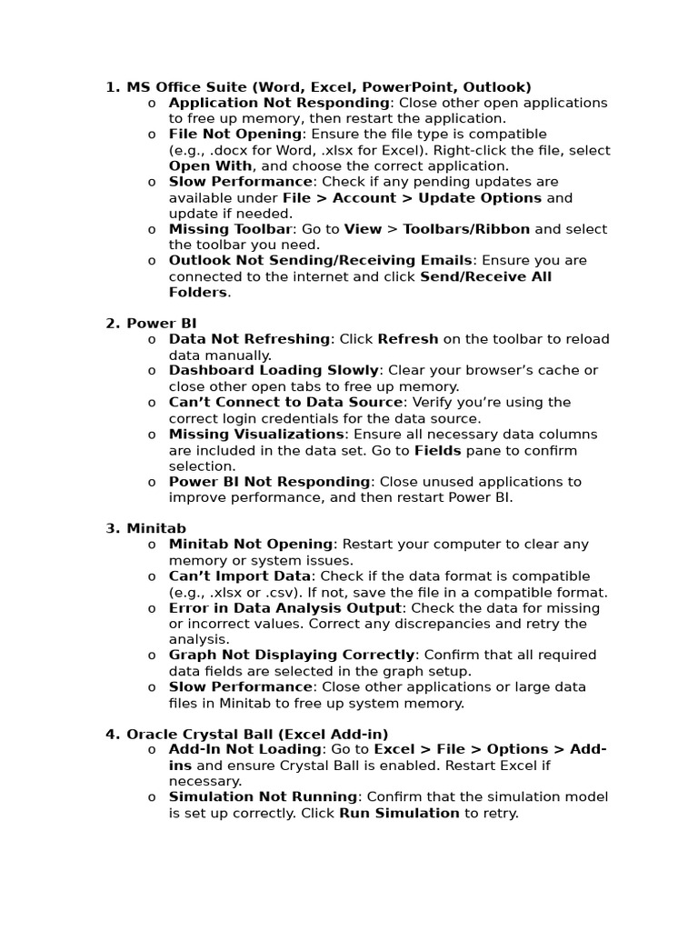 Troubleshooting Common Software Issues | PDF | Computer File | Computer