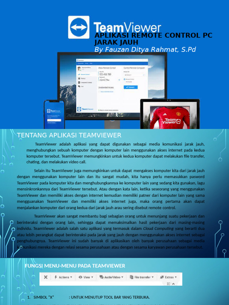 Panduan Lengkap TeamViewer Remote PC | PDF