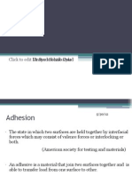 Dentine Bonding Agents