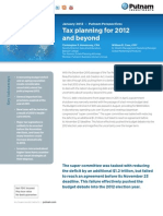 Putnam Tax Planning 2012 and Beyond