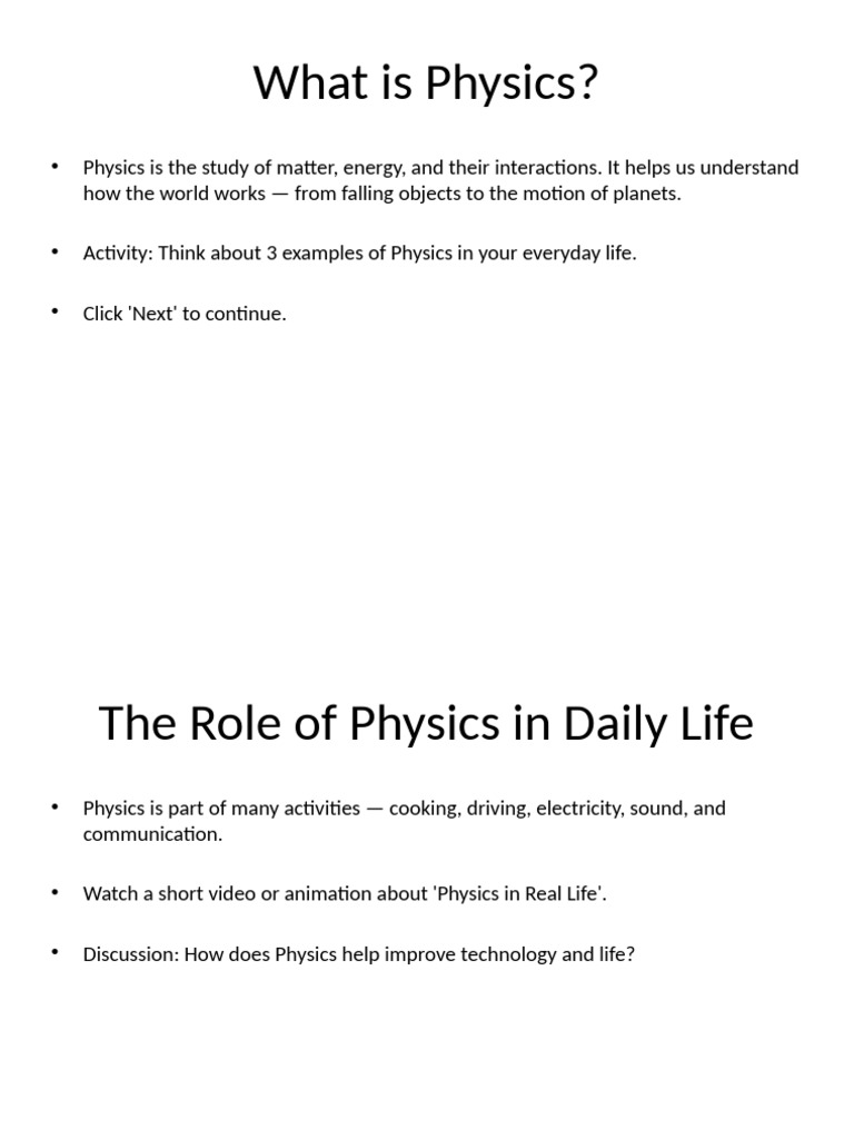 Introduction to Physics Basics | PDF