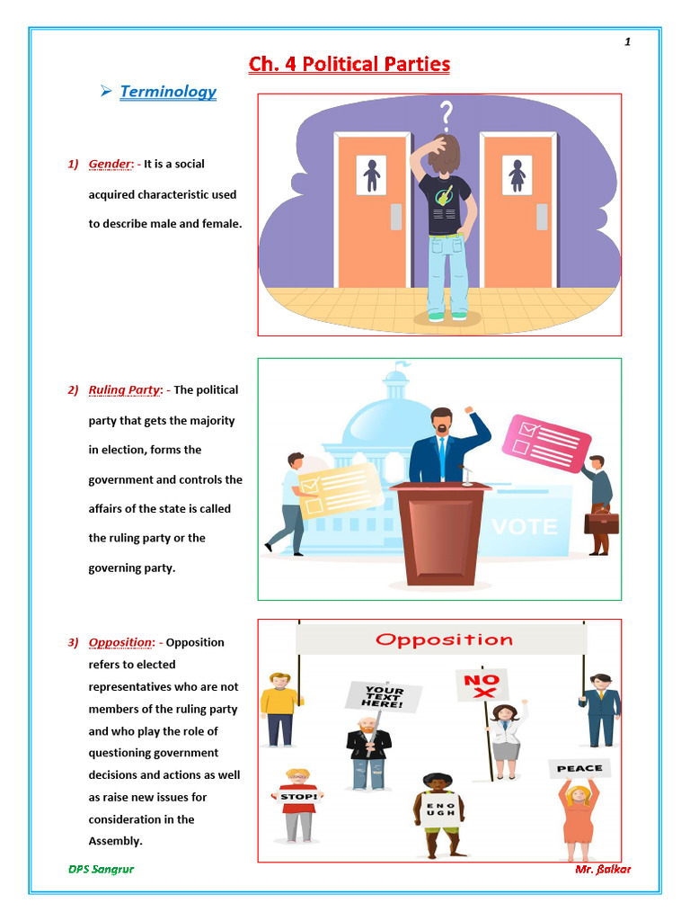Understanding Political Parties and Their Roles | PDF | Political ...