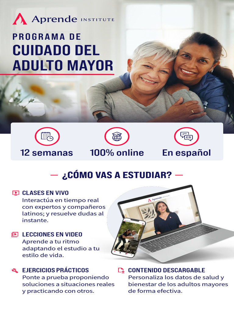 Curso Online de Cuidado del Adulto Mayor | PDF | Vejez