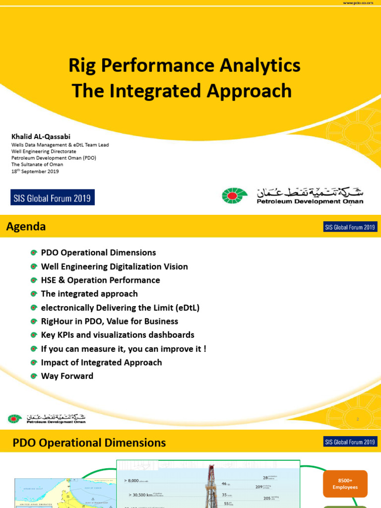 Rig Performance Analytics - The Integrated Approach | PDF | Performance ...