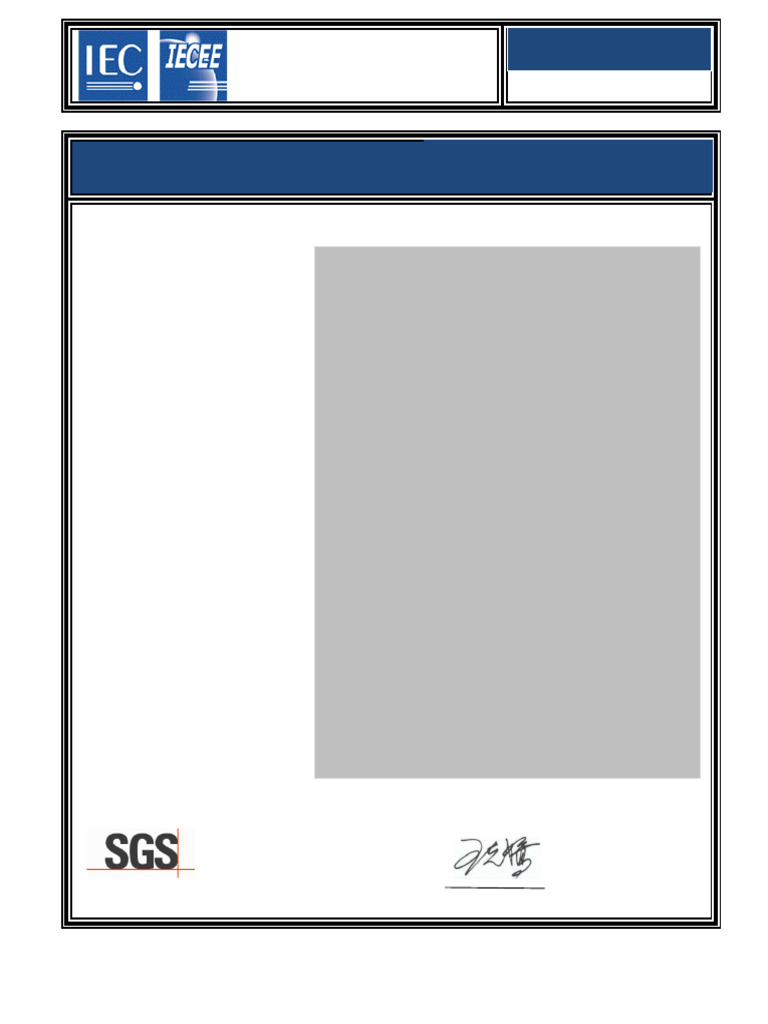 TEST REPORT SGS | PDF | Resistor | Mains Electricity