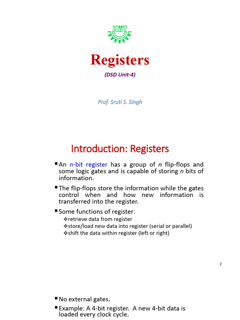 Understanding Shift Registers and Functions | PDF | Digital Electronics ...