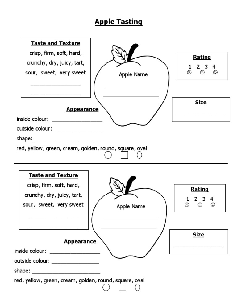Apple Tasting Evaluation Guide | PDF | Business