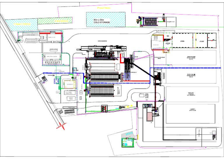 Industrial Facility Layout Plan | PDF | Clothes Dryer | Engineering ...