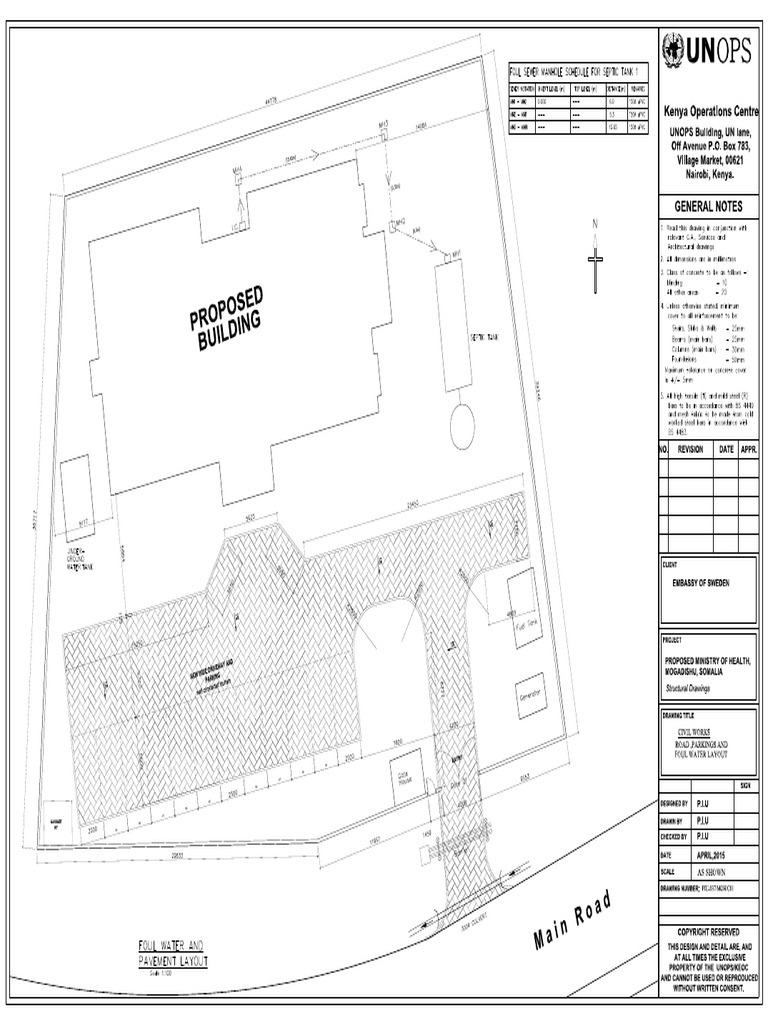 RFP-EAH-2015-007 - Section V - Annex D (II) - Structural Drawings | PDF