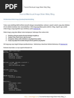 Download Tutorial Membuat Image Slider Web-Blog by linggih SN95289238 doc pdf