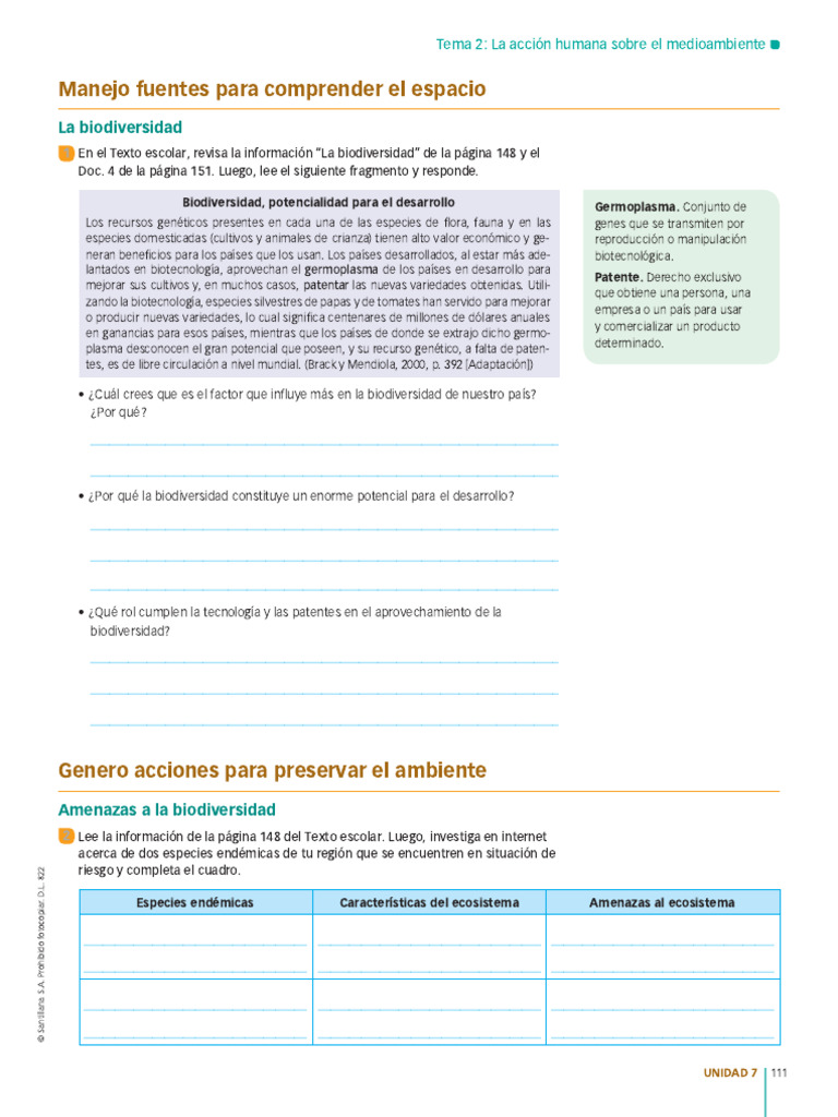 Libro de Ccss Geografia 4to 111-113 | PDF | Biodiversidad | Entorno natural