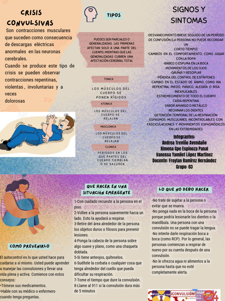 Signos y Manejo de Convulsiones | PDF | Músculo | Enfermedades y trastornos