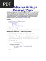 Download Guidelines on Writing a Philosophy Paper by Batool A SN95290 doc pdf