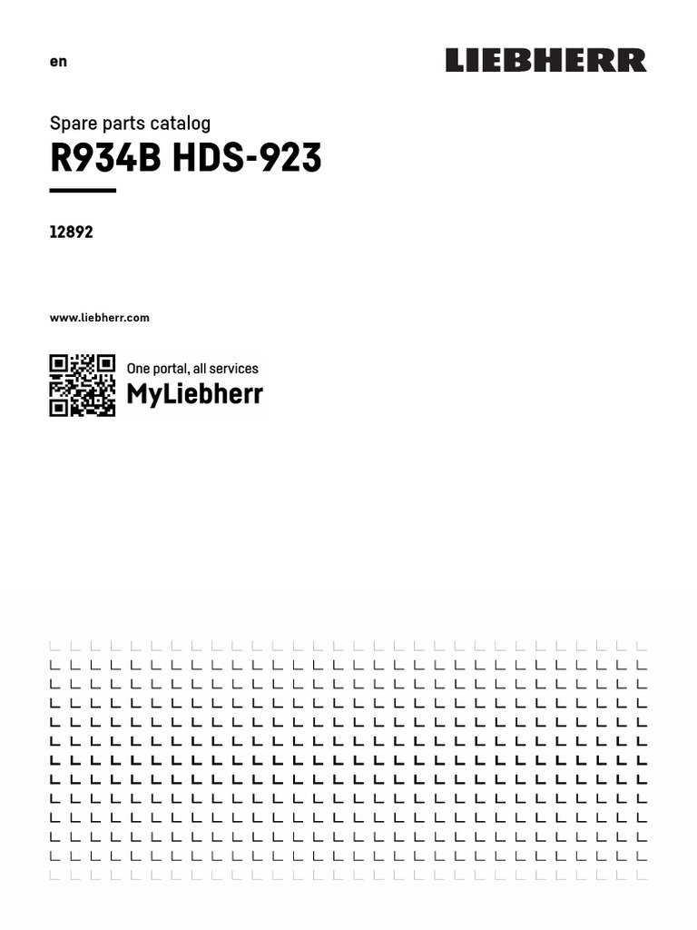 R934B HDS-923 Spare Parts Catalog | PDF | Screw | Washer (Hardware)
