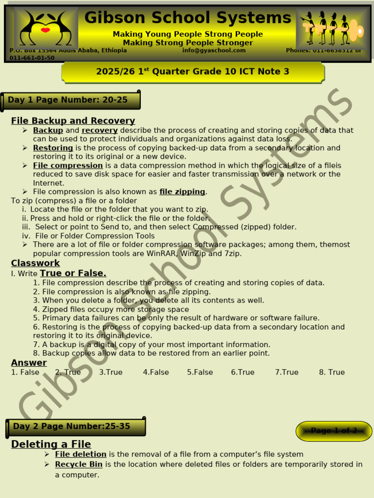 10 Ict q1 Note 3 Edited | PDF | Computer File | Zip (File Format)