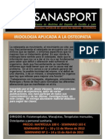 Curso Iridologia Osteopatia Sanasport