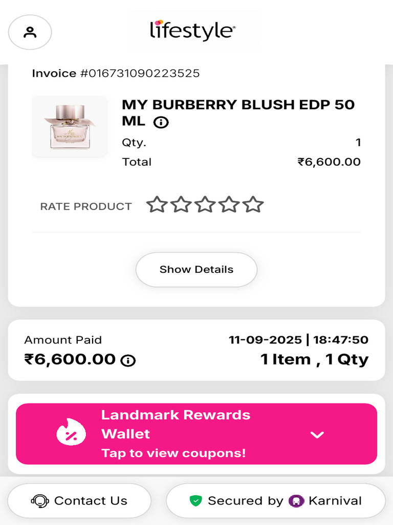 Invoice for My Burberry Blush EDP | PDF