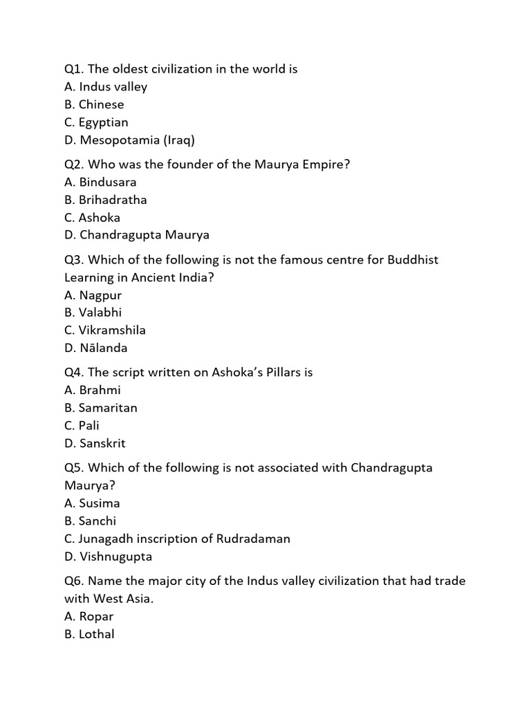 BPSC History | PDF | Indian National Congress | Ashoka