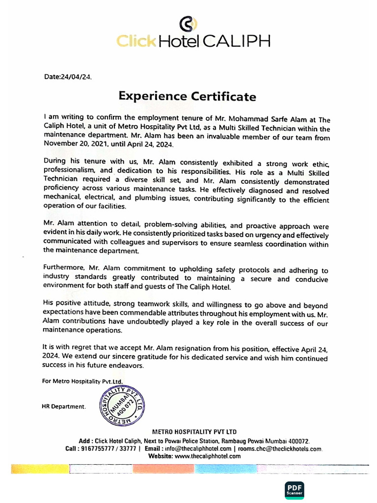 Experience | PDF