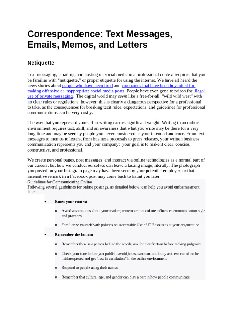 Correspondence | PDF