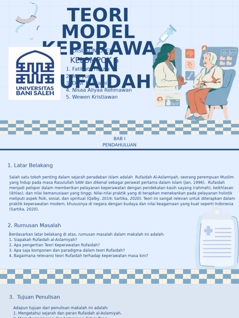 Ppt Teori Model Keperawatan Rufaidah, Revisi | PDF