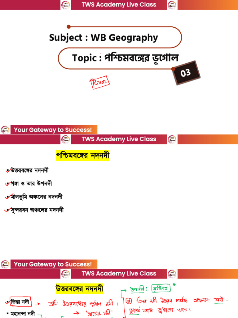Topic: Subject: WB Geography | PDF