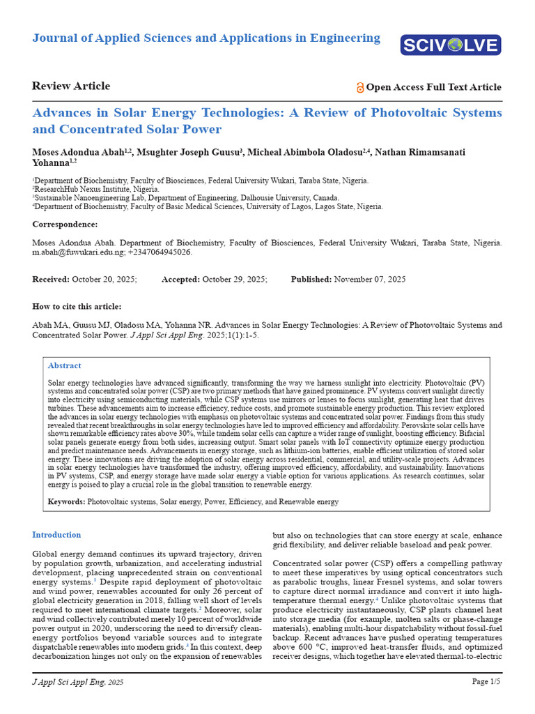 25-JASAE-001 | PDF | Solar Power | Photovoltaics