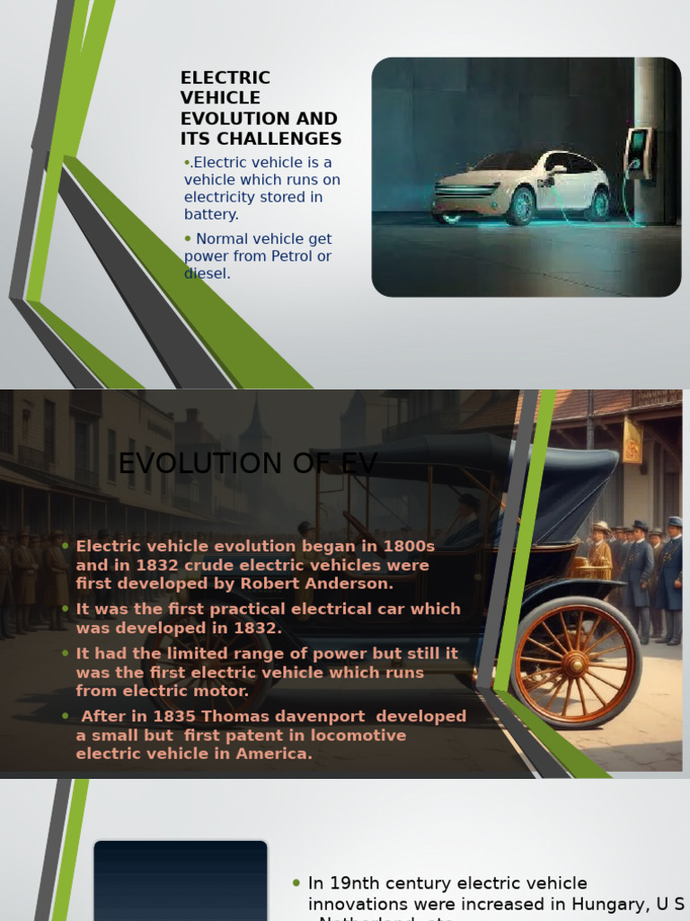 Electric Vehicle Evolution and Challenges | PDF