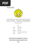 Download MAKALAH BETON PRATEGANG by Razuardi Ar SN95294359 doc pdf