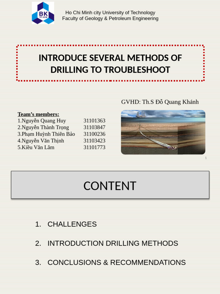 Drilling Methods for Troubleshooting | PDF | Casing (Borehole) | Oil Well
