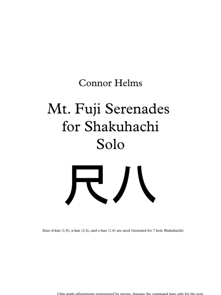 MT Fuji Serenades For Shakuhachi PDF Greek Alphabet Collation