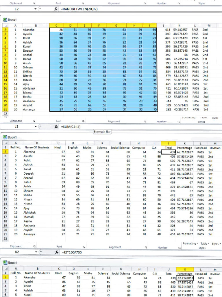 Student Grades and Performance Report | PDF
